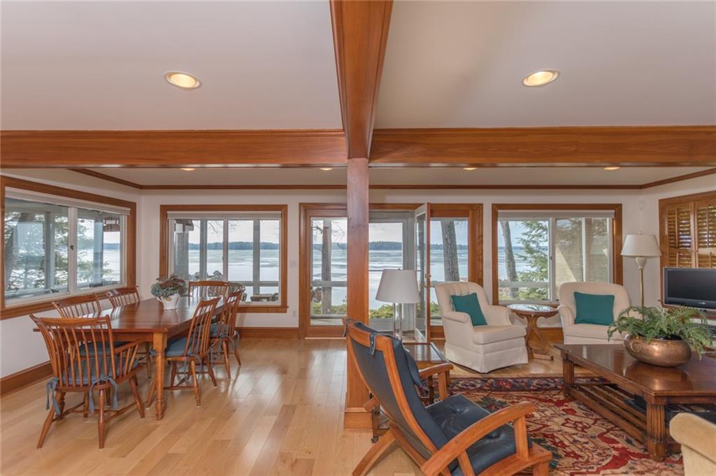139 Whites Point Road Standish, ME 04084 - Photo 2 of 32 Dining room and living room