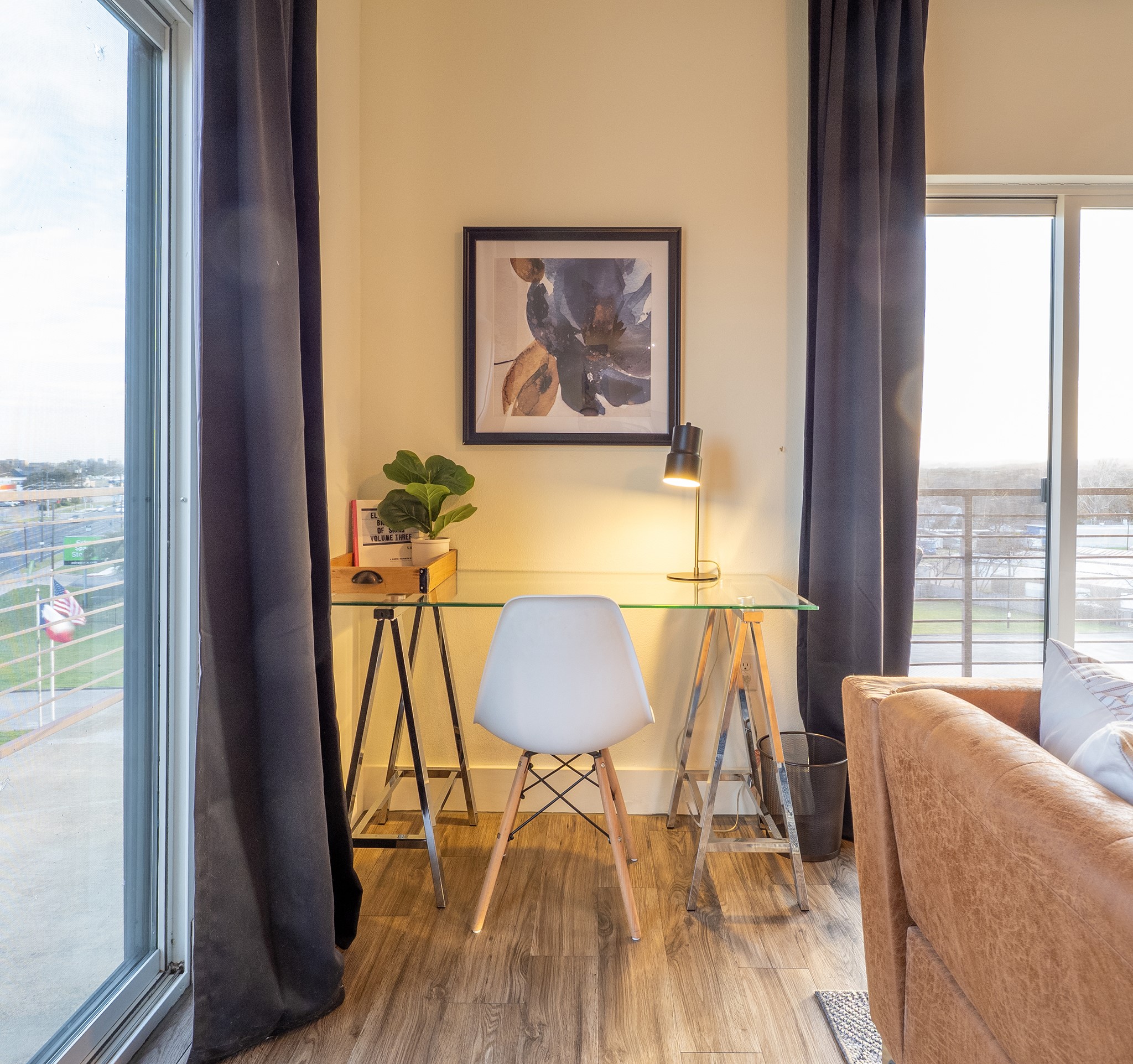 6444 Burnet Road, Unit 509 Austin, TX 78757 - Photo 12 of 32 Office featuring plenty of natural light and wood finished floors