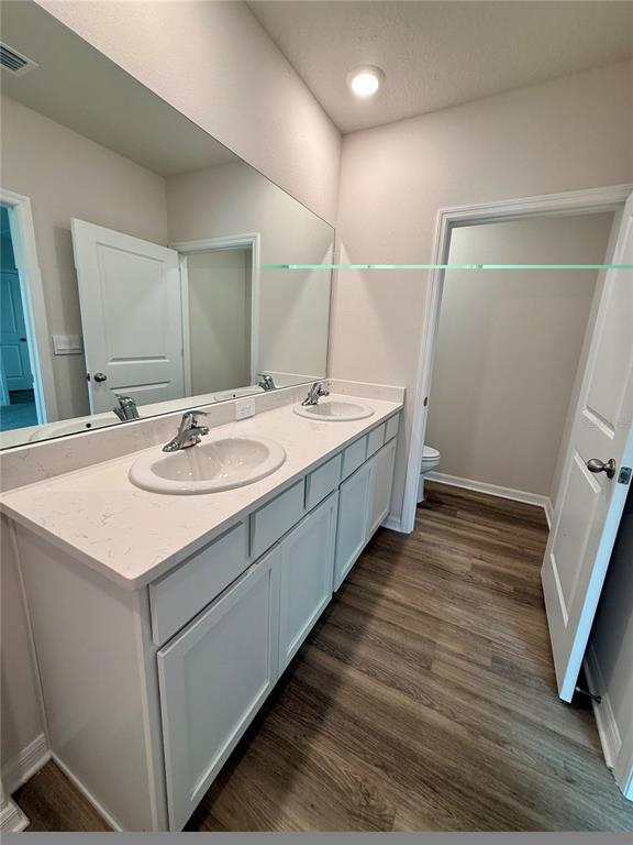 3222 Bitterroot Lane Bradenton, FL 34211 - Photo 25 of 34 a bathroom with sink and mirror