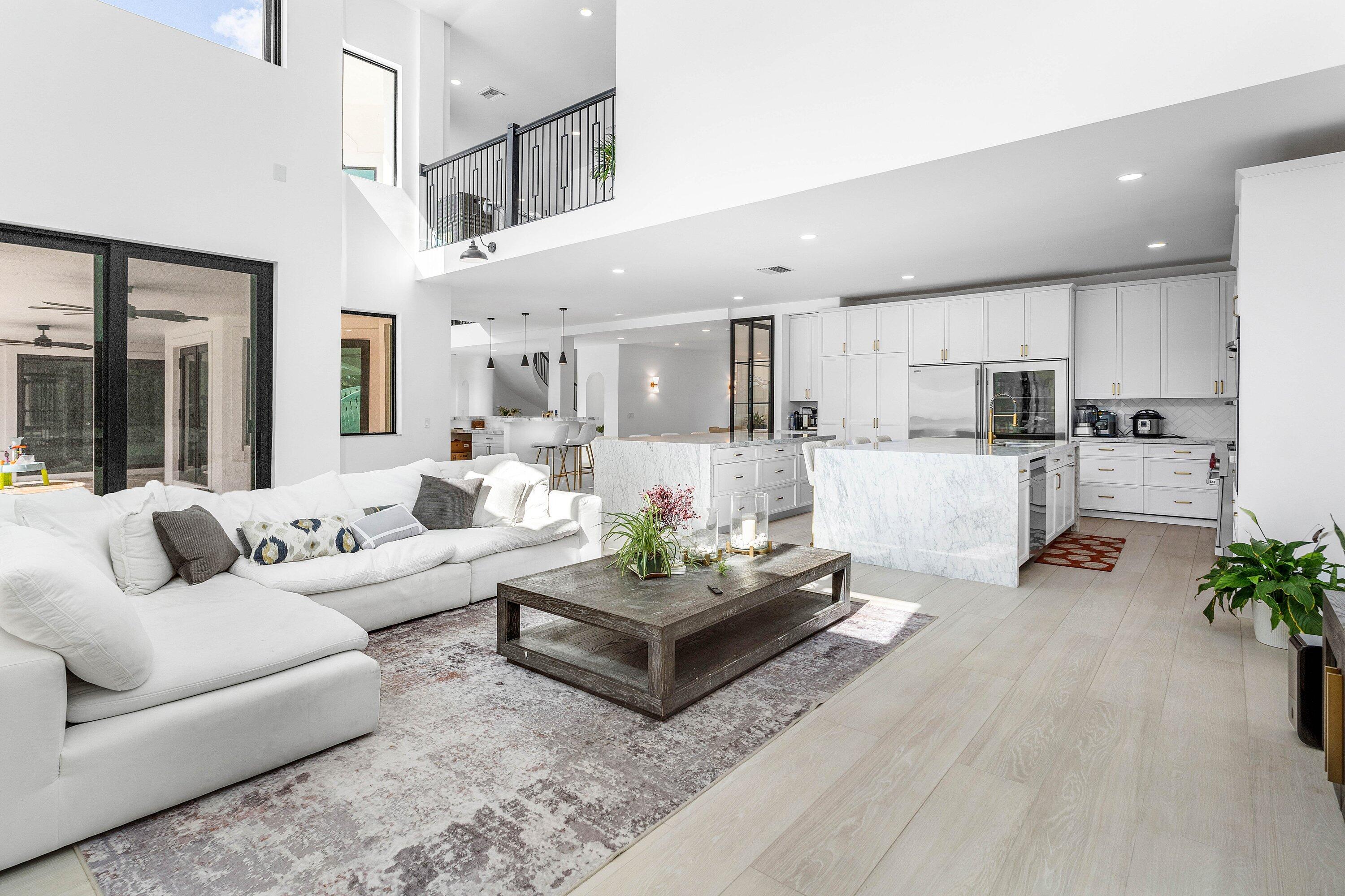 17600 Fieldbrook Circle East Boca Raton, FL 33496 - Photo 18 of 91 a living room with furniture and kitchen view