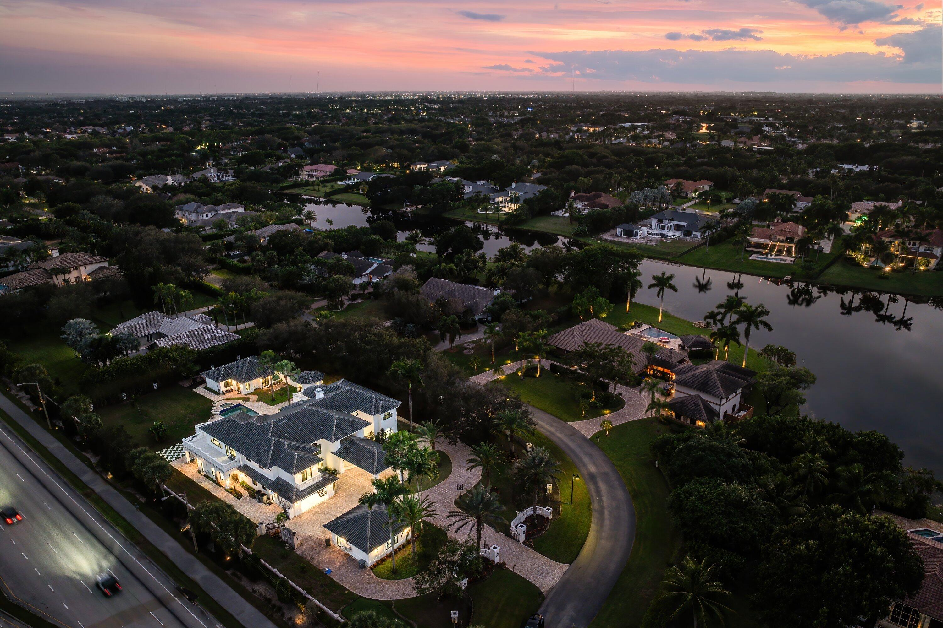 17600 Fieldbrook Circle East Boca Raton, FL 33496 - Photo 89 of 91 an aerial view of residential houses with outdoor space