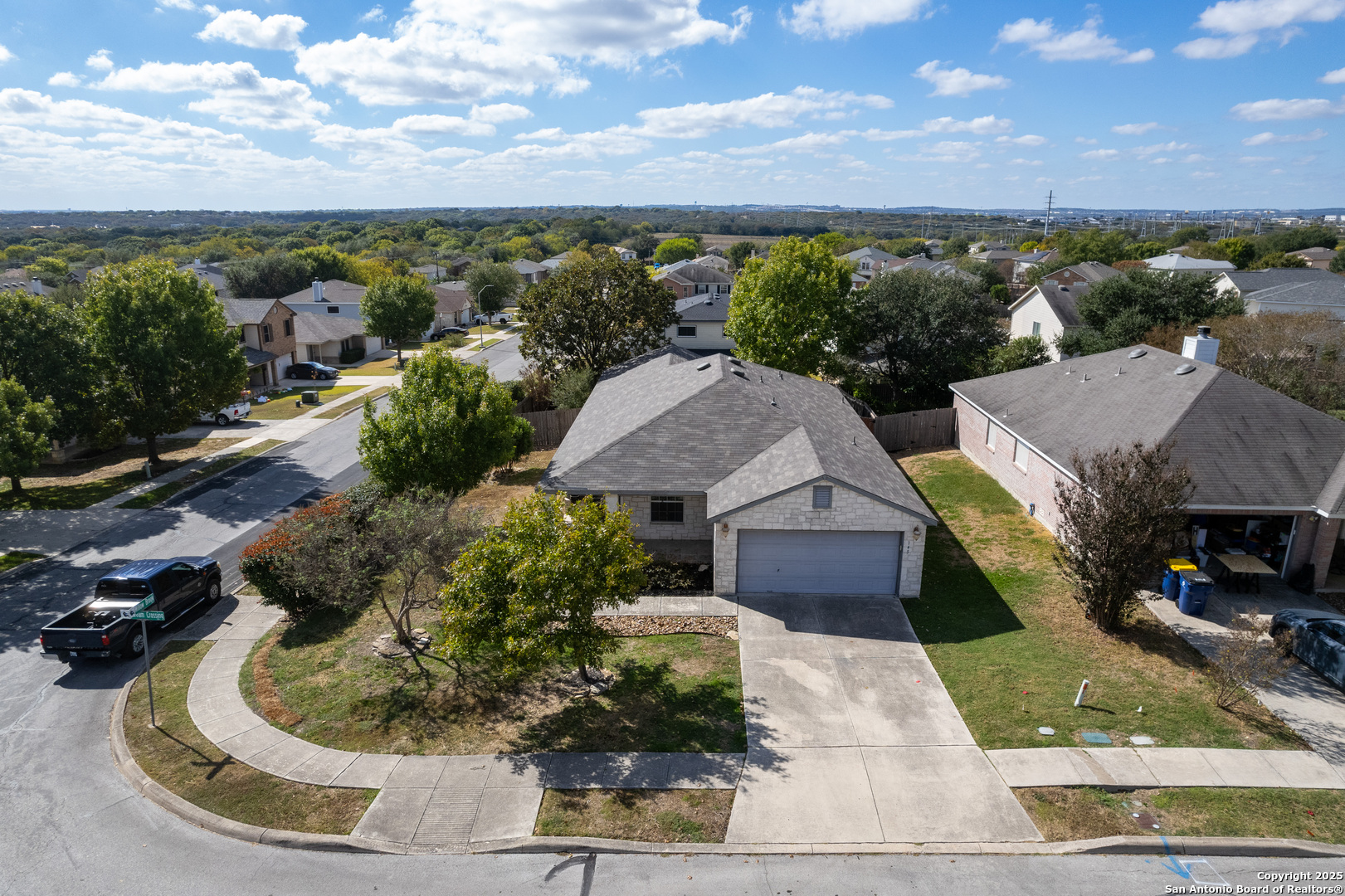 145 Stream Crossing Cibolo, TX 78108 - Photo 2 of 40 a view of a houses with a yard