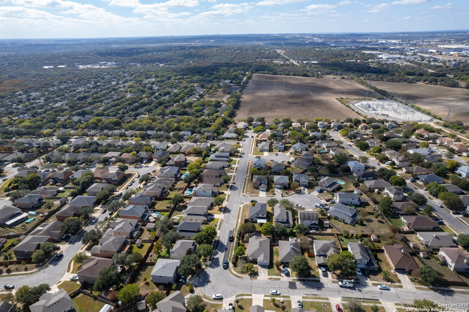 145 Stream Crossing Cibolo, TX 78108 - Photo 5 of 40 an aerial view of a city