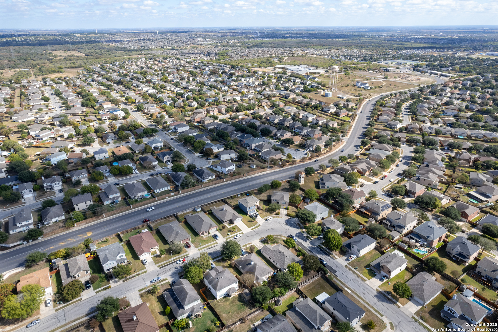 145 Stream Crossing Cibolo, TX 78108 - Photo 7 of 40 an aerial view of a city