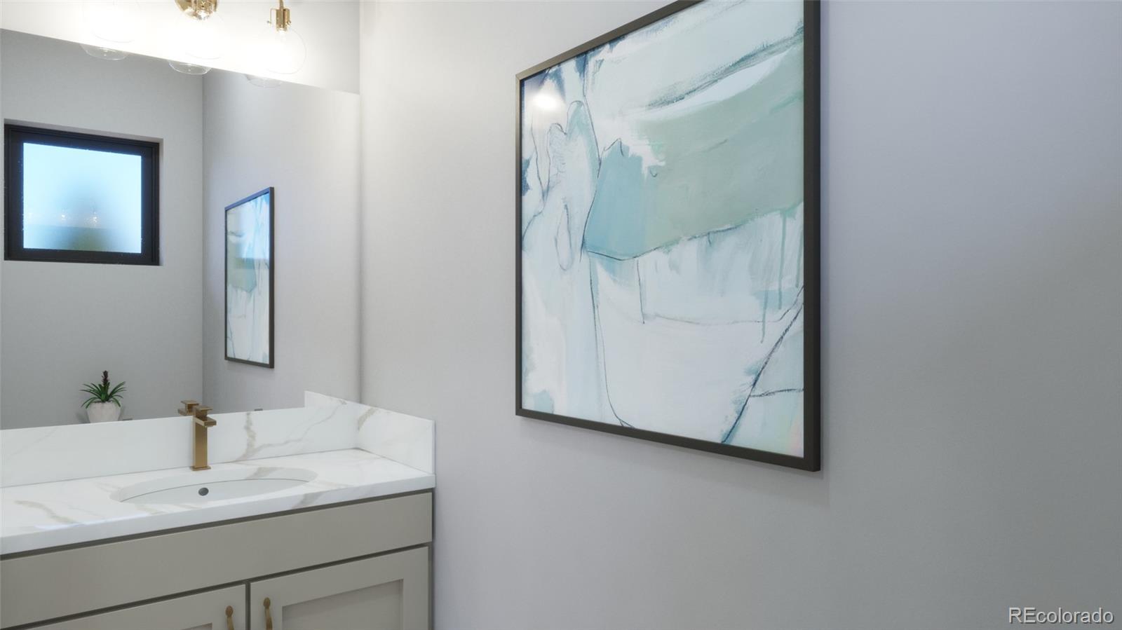 4371 Broadway Boulder, CO 80304 - Photo 7 of 14 a bathroom with a sink and mirror