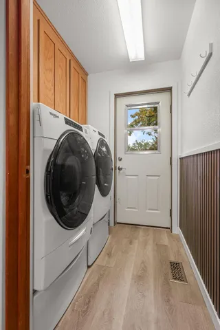 a view of a yard in front of a house with a yard