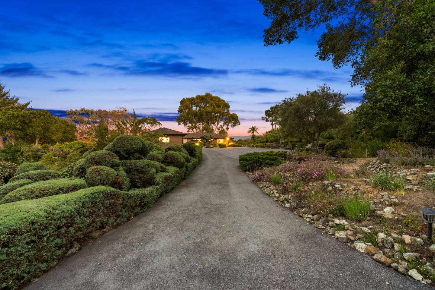 130 Lynn Way Woodside, CA 94062 - Photo 2 of 47 a view of a yard with wooden fence