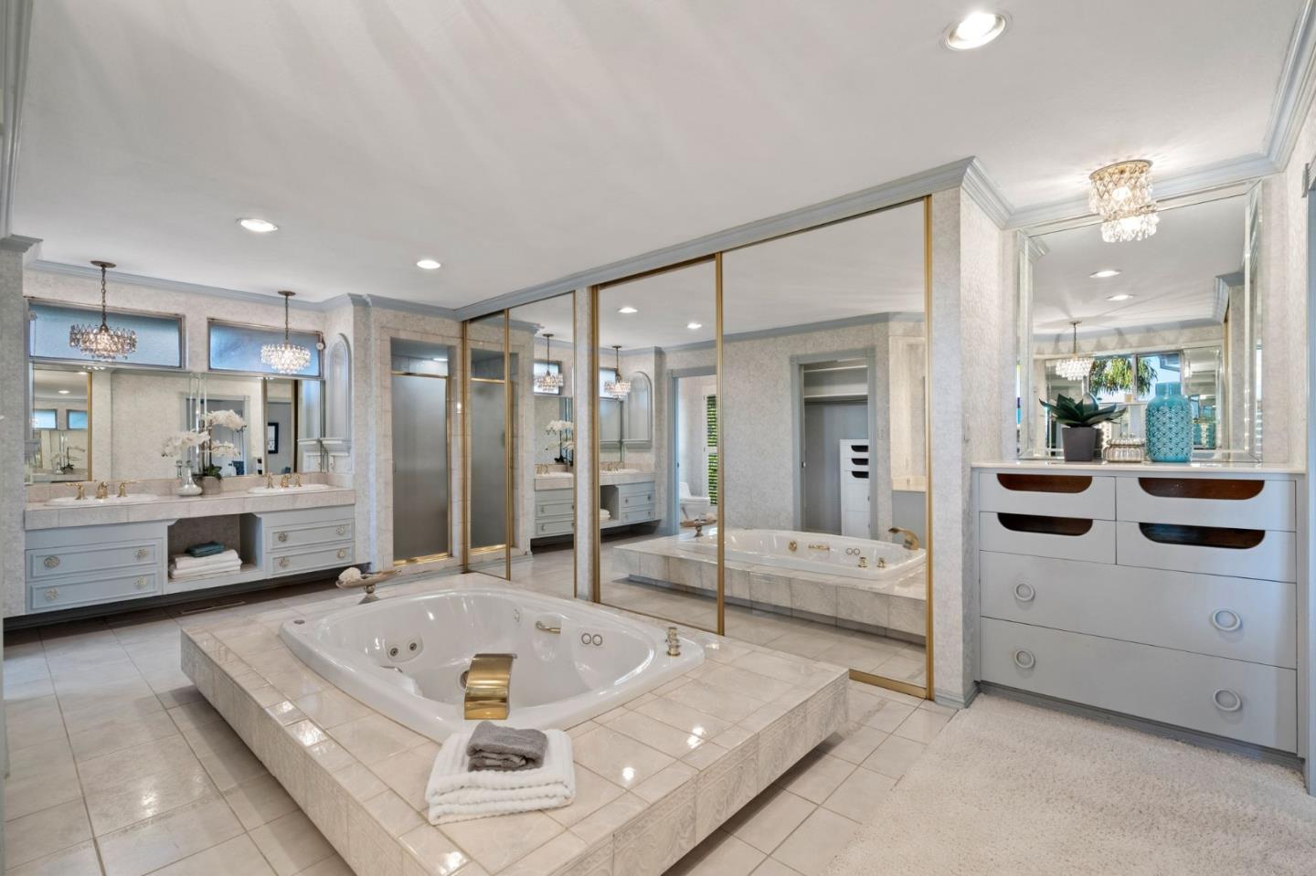130 Lynn Way Woodside, CA 94062 - Photo 27 of 47 a view of living room kitchen and window
