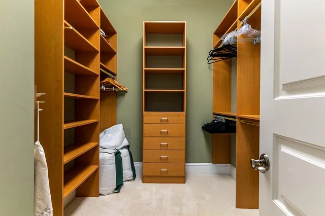 a view of walk in closet