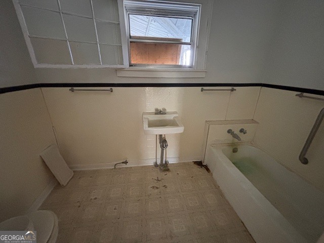 0 Barnett Road Southeast Crawfordville, GA 30631 - Photo 34 of 39 a bathroom with a sink and a mirror