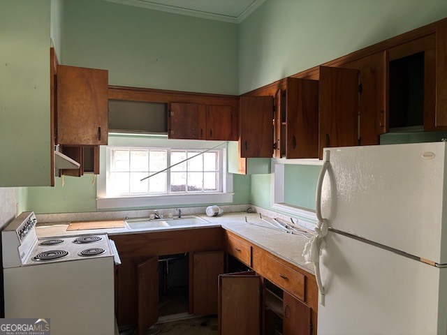 0 Barnett Road Southeast Crawfordville, GA 30631 - Photo 36 of 39 a kitchen with a refrigerator and a sink
