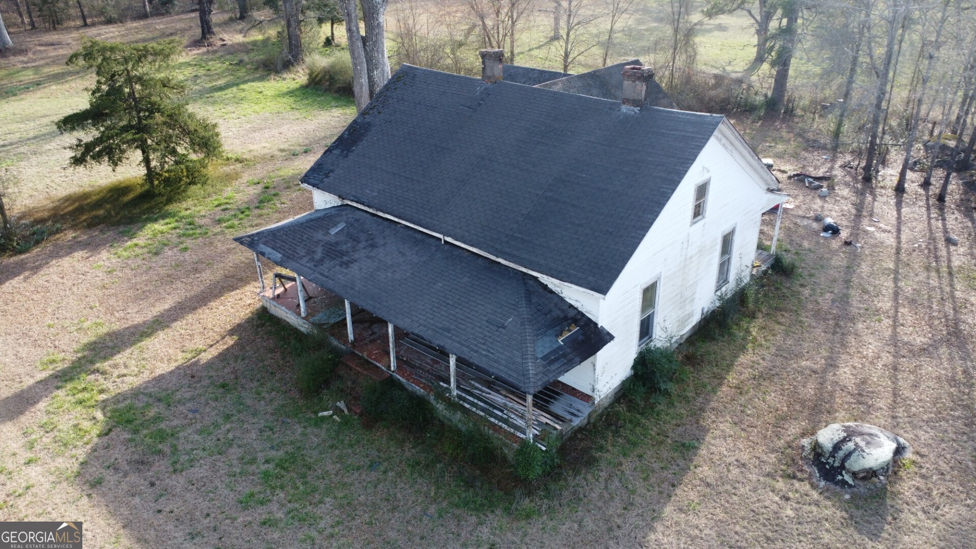 0 Barnett Road Southeast Crawfordville, GA 30631 - Photo 9 of 39 a aerial view of a house with a yard