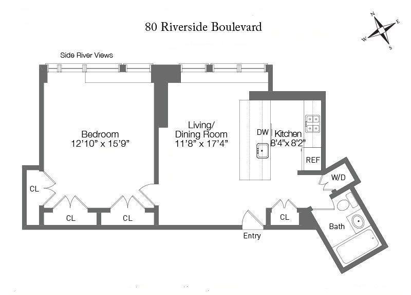 80 Riverside Boulevard, Unit 6D Manhattan, NY 10069 - Photo 8 of 8