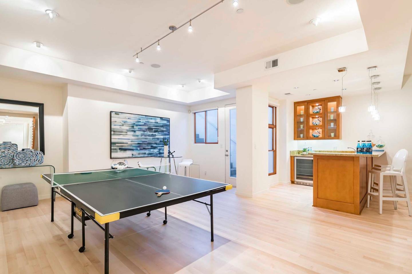 187 Hardwick Road Woodside, CA 94062 - Photo 22 of 39 a living room with furniture pool table and window