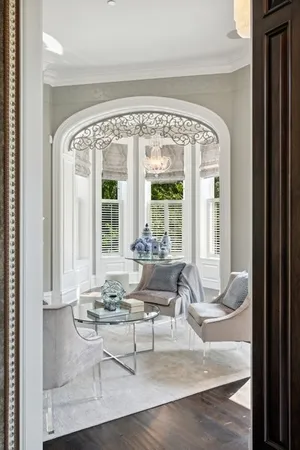 a view of livingroom with hardwood floor and hallway