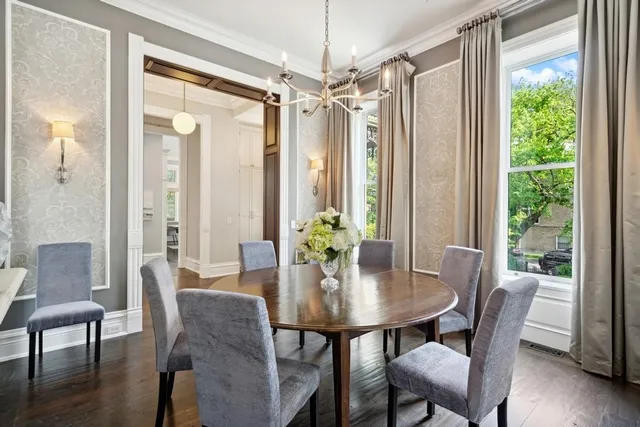 a kitchen with a sink cabinets and wooden floor