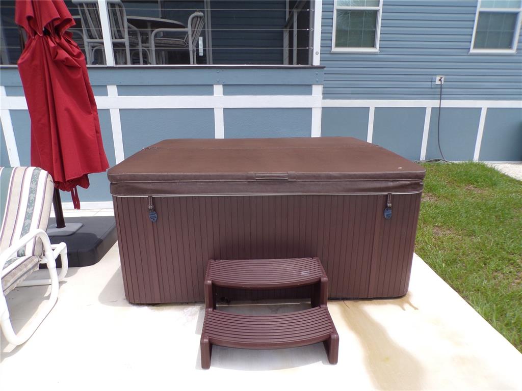 721 Marlin Drive Punta Gorda, FL 33950 - Photo 30 of 50 a view of backyard with trampoline