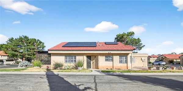 a front view of a building