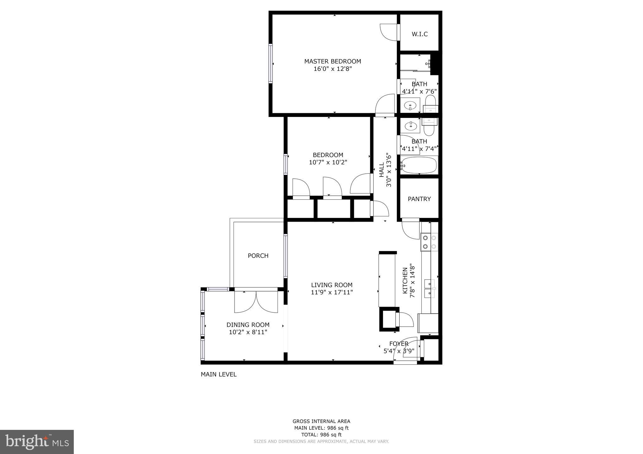 857 Deering Road, Unit 9E Pasadena, MD 21122 - Photo 18 of 18 Floor Plan