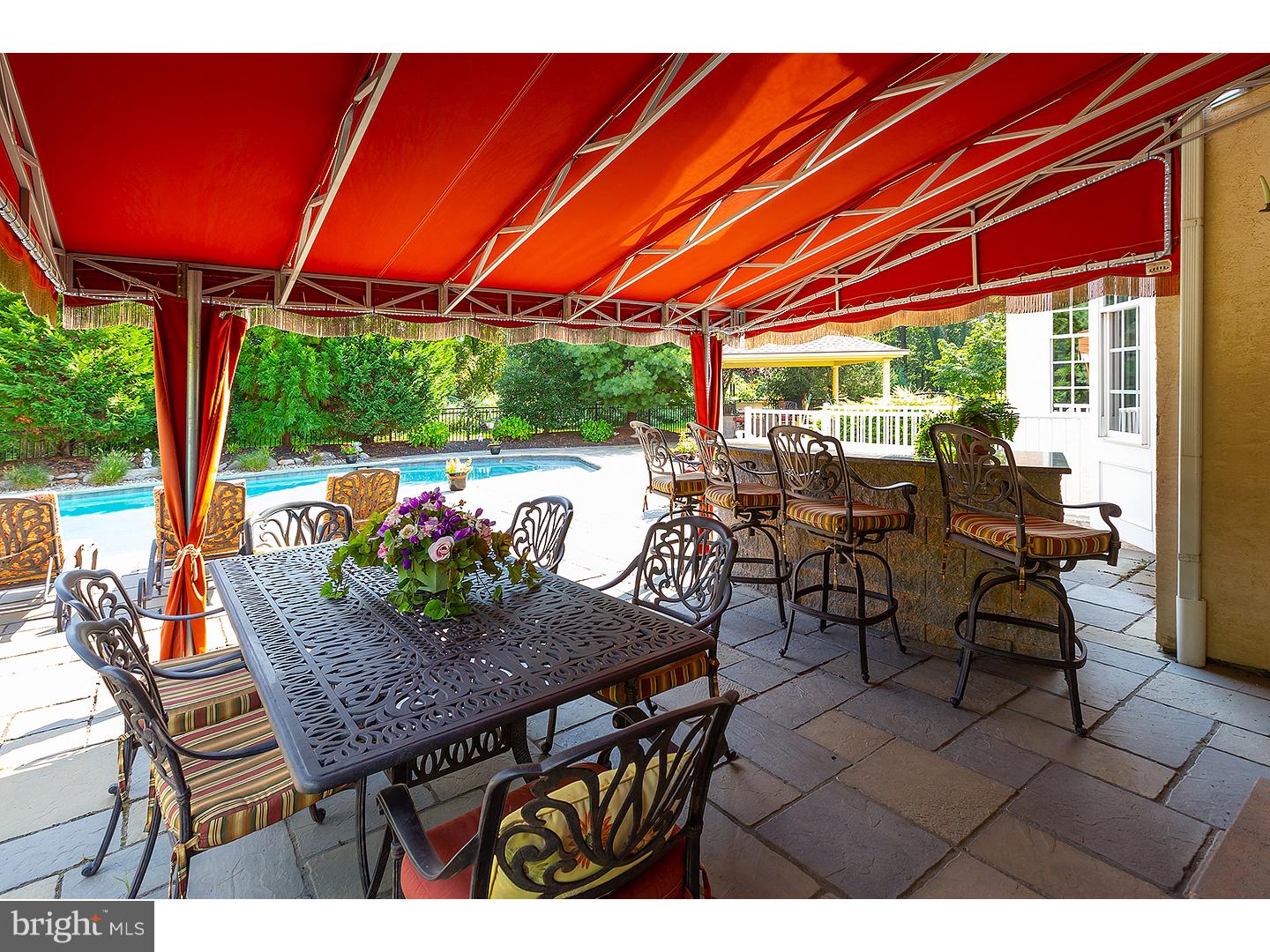 198 Hopkins Road Mickleton, NJ 08056 - Photo 6 of 25 Patio sitting off Solarium w Bar