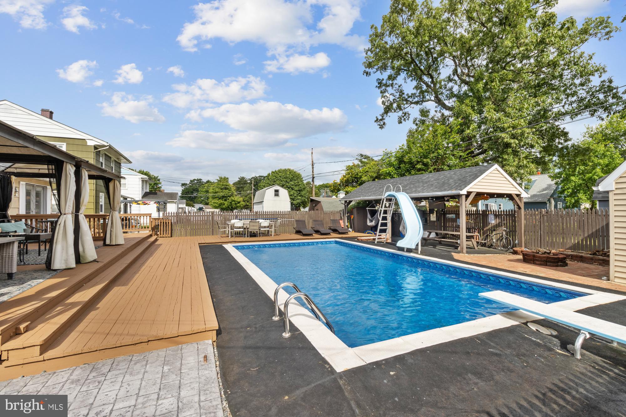 944 Homberg Avenue Baltimore, MD 21221 - Photo 44 of 50 a swimming pool with outdoor seating and yard in the back