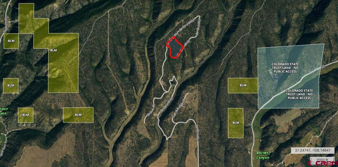 Tbd De Oro Way Hesperus, CO 81326 - Photo 7 of 31 a bird view of a house