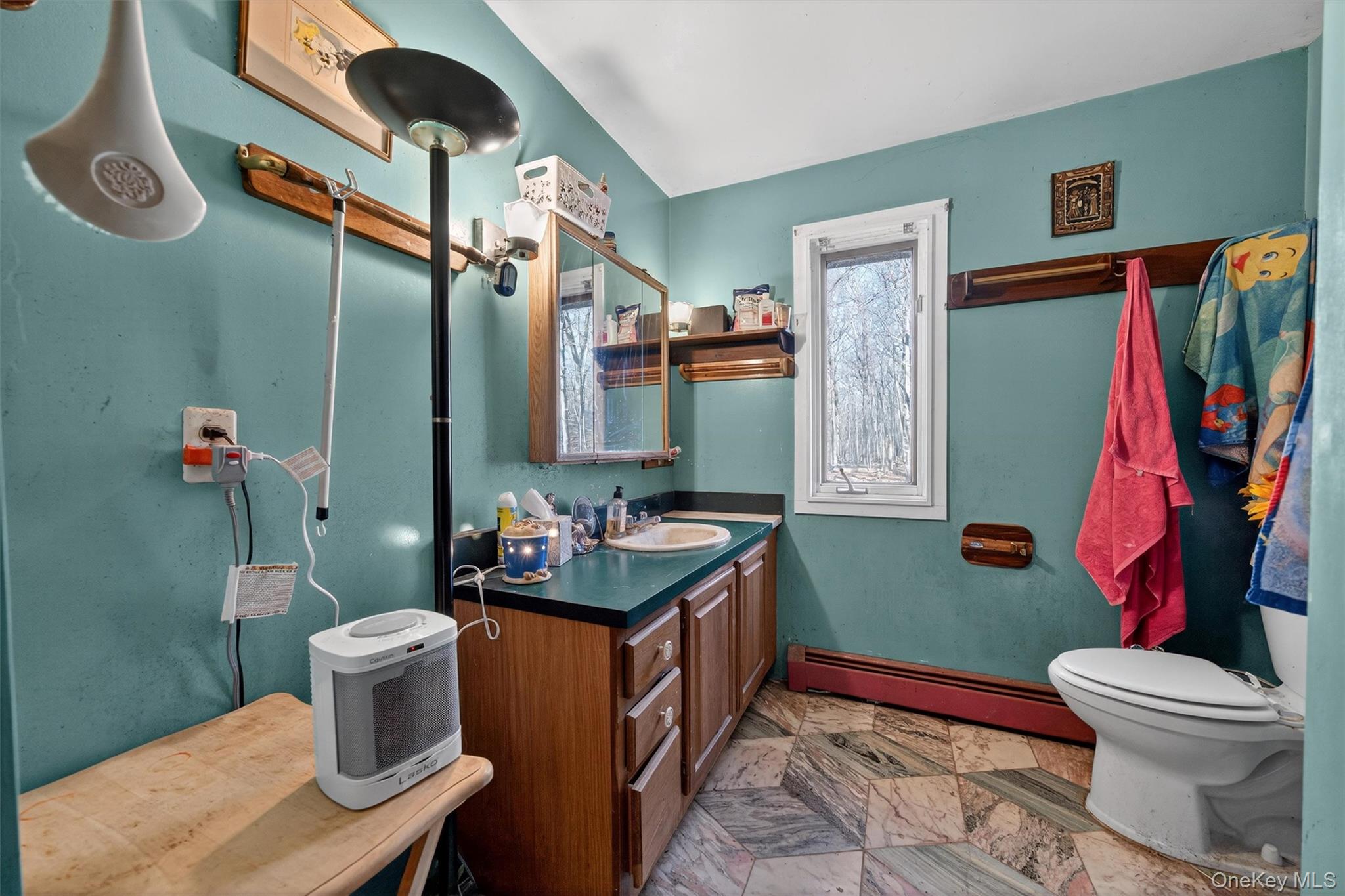 48 Chardavoyne Road Warwick, NY 10990 - Photo 9 of 22 a bathroom with a toilet sink and mirror