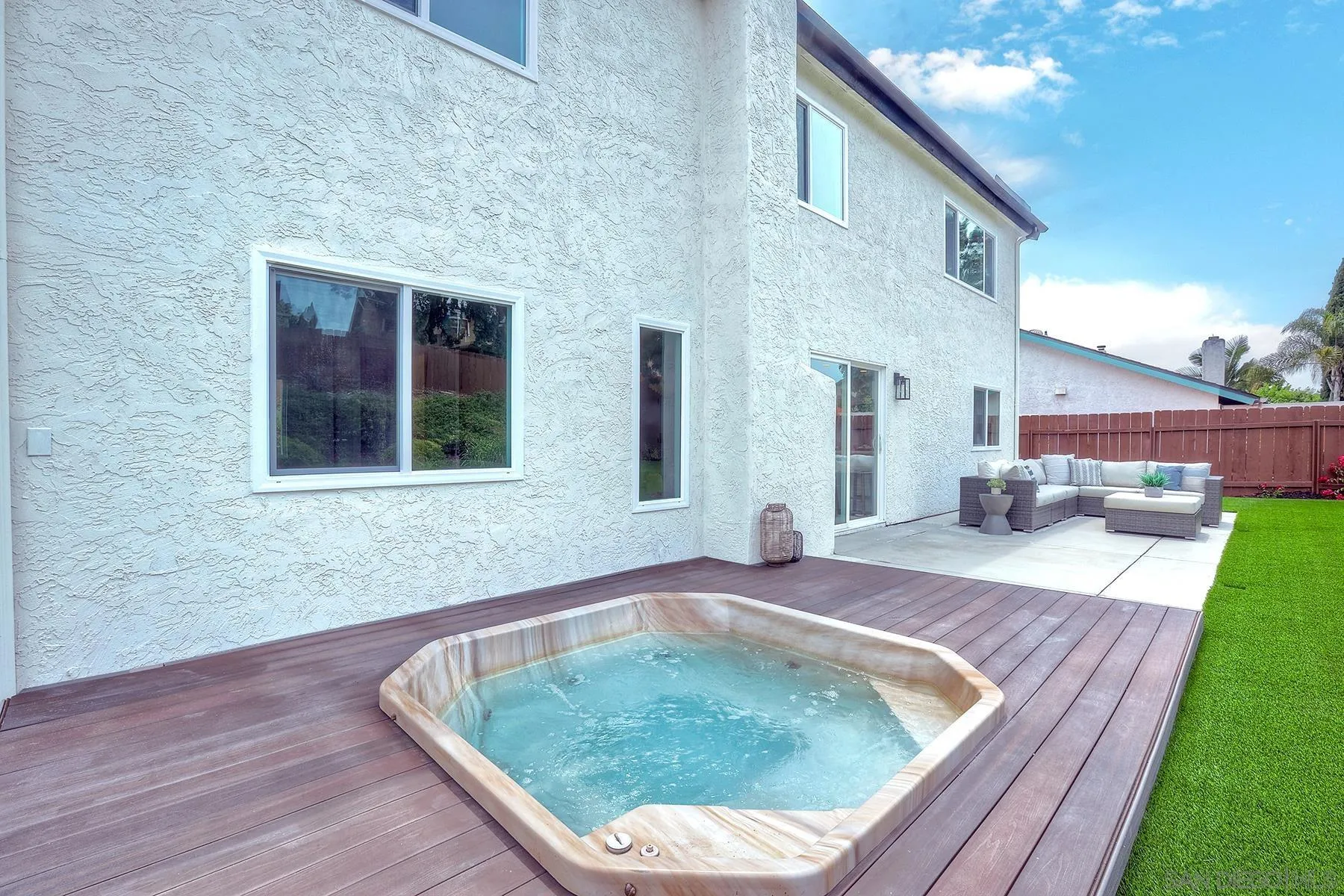 3577 Winslow Road Oceanside, CA 92056 - Photo 37 of 42 a view of outdoor space yard swimming pool and porch