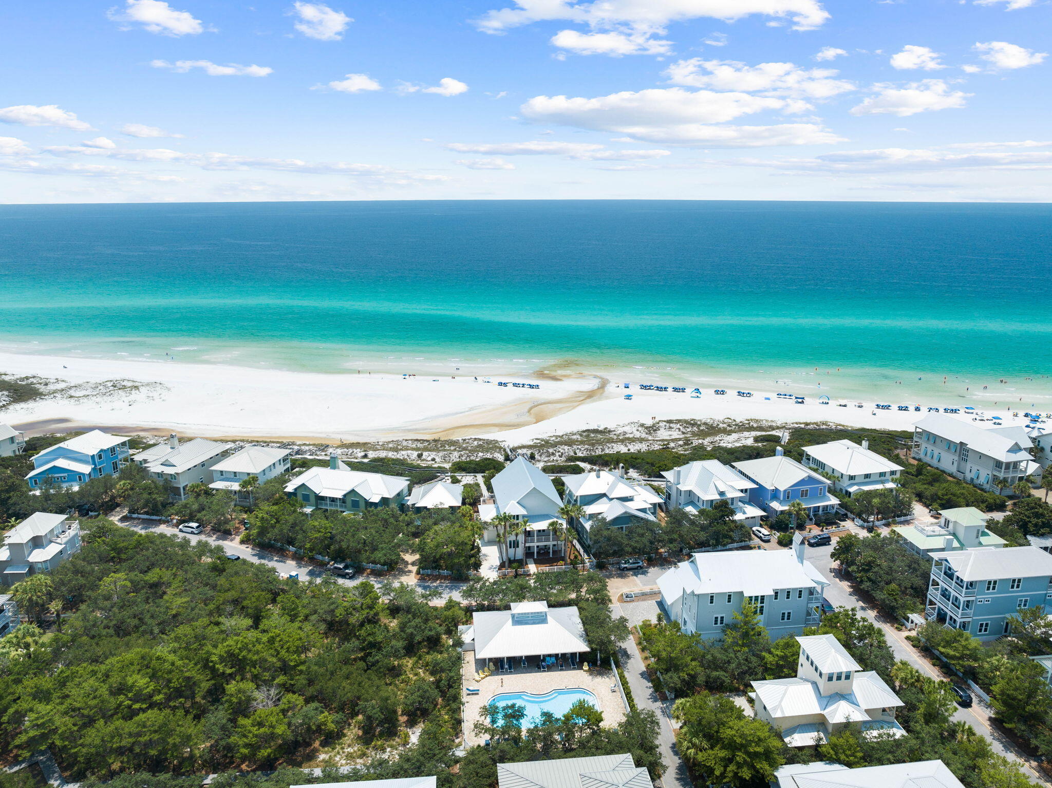 357 Old Beach Road Santa Rosa Beach, FL 32459 - Photo 79 of 106 an aerial view of residential building and ocean