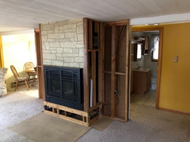 17125 Old Logging Road Hersey, MI 49639 - Photo 8 of 16 fireplace