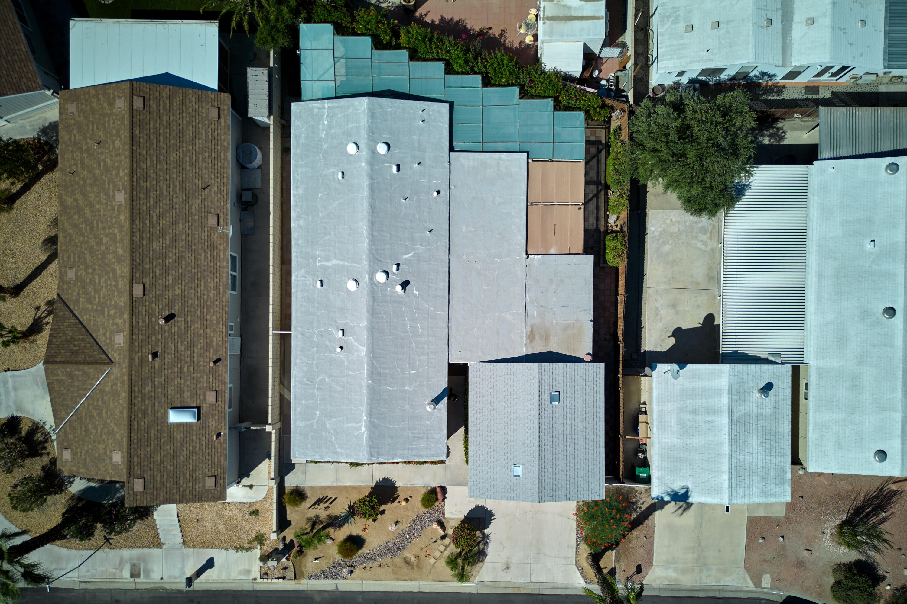 33537 Lisa Circle Thousand Palms, CA 92276 - Photo 35 of 35 an aerial view of a house with a yard