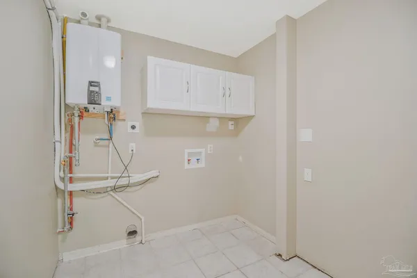 a view of a room with empty racks