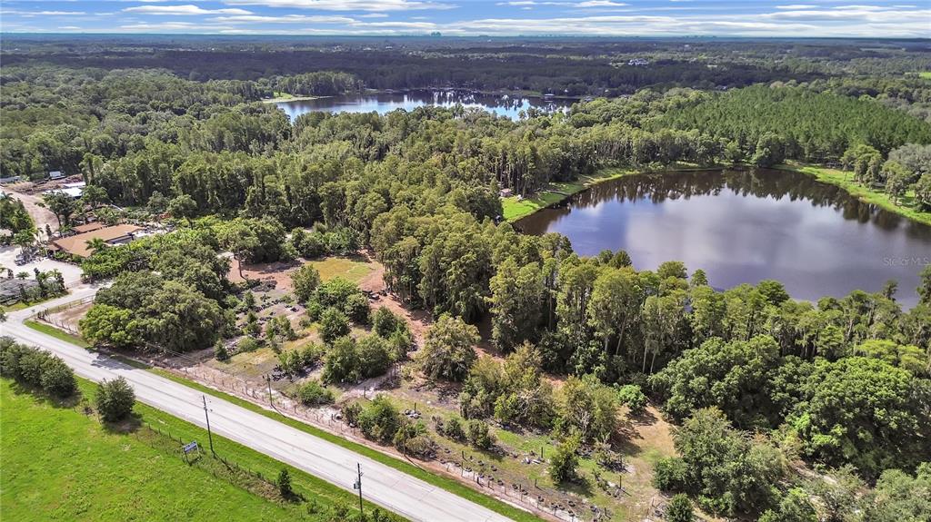 18117 Boy Scout Road Odessa, FL 33556 - Photo 13 of 15 a view of a lake with a mountain and a yard