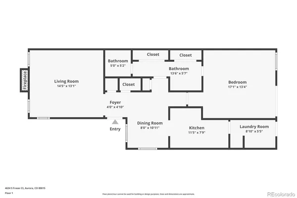 $269,000 | 4634 South Fraser Court, Unit F, Aurora, CO 80015