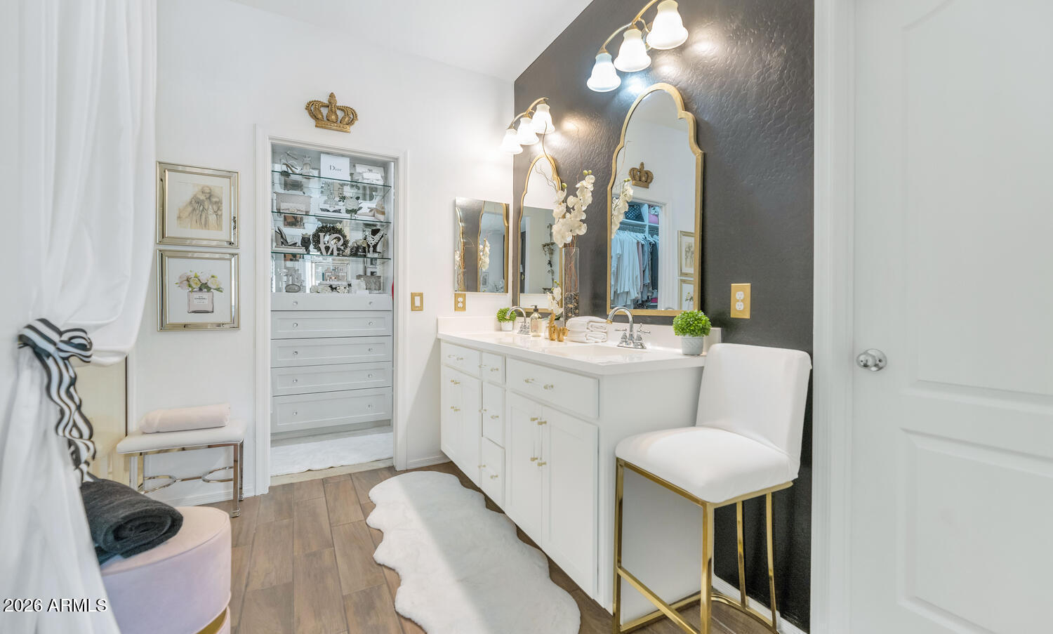 4038 West Coles Road Laveen, AZ 85339 - Photo 9 of 20 Can We say Princess Bathroom