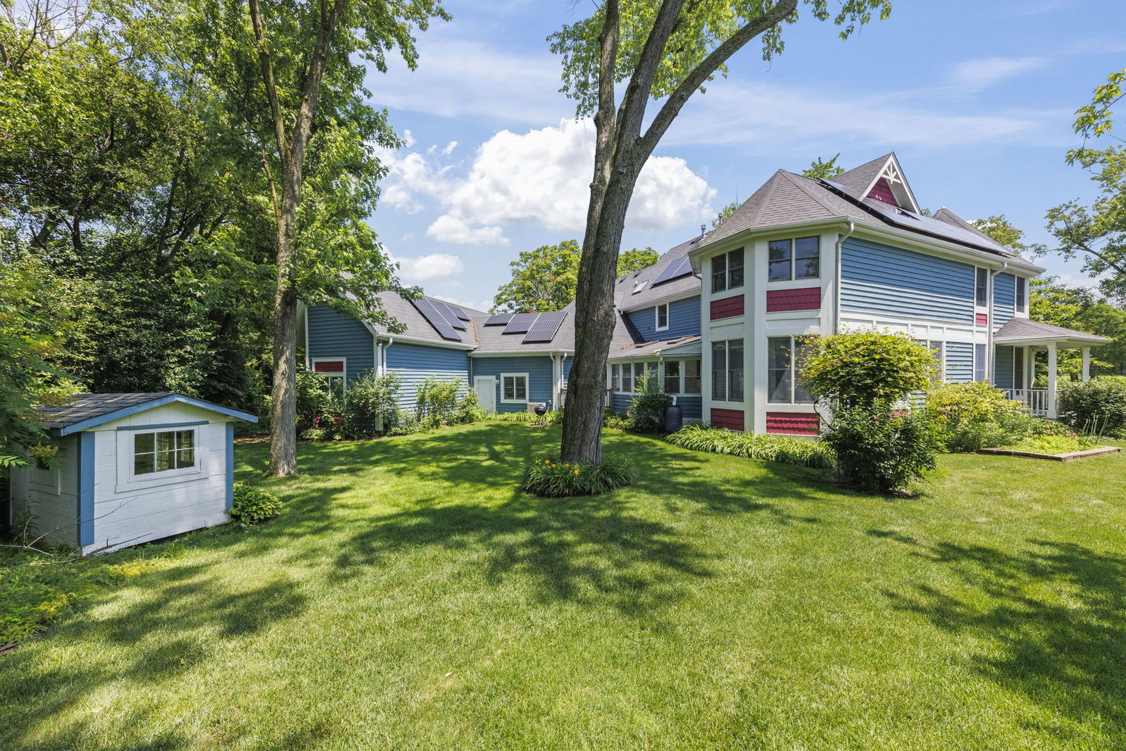 18040 Perth Avenue Homewood, IL 60430 - Photo 36 of 44 a front view of house with yard and green space