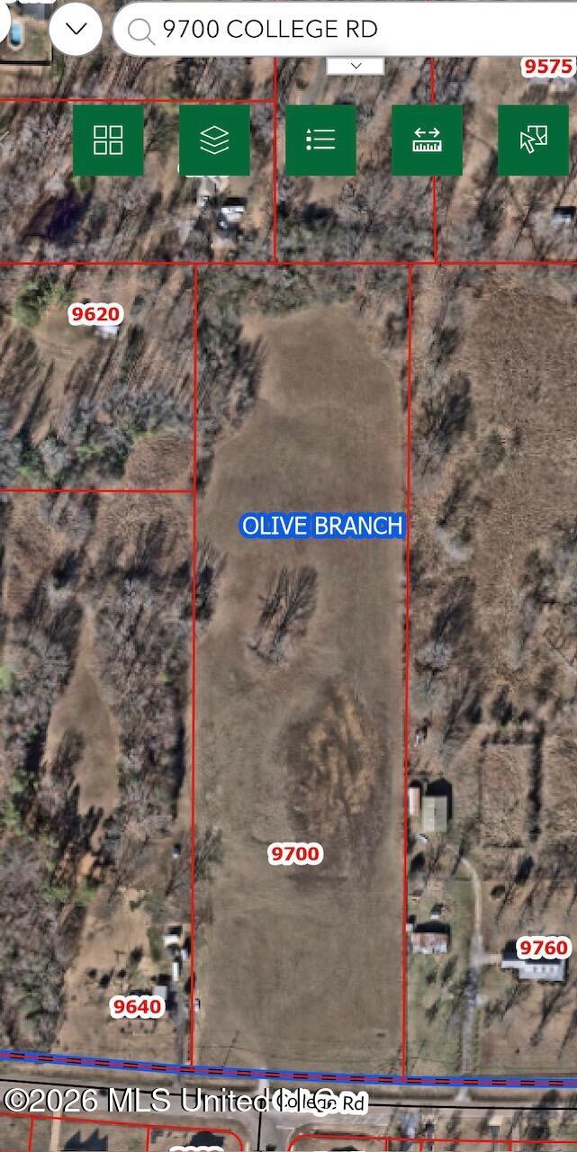 9700 College Road Olive Branch, MS 38654 - Photo 2 of 4 9700 College Rd GIS