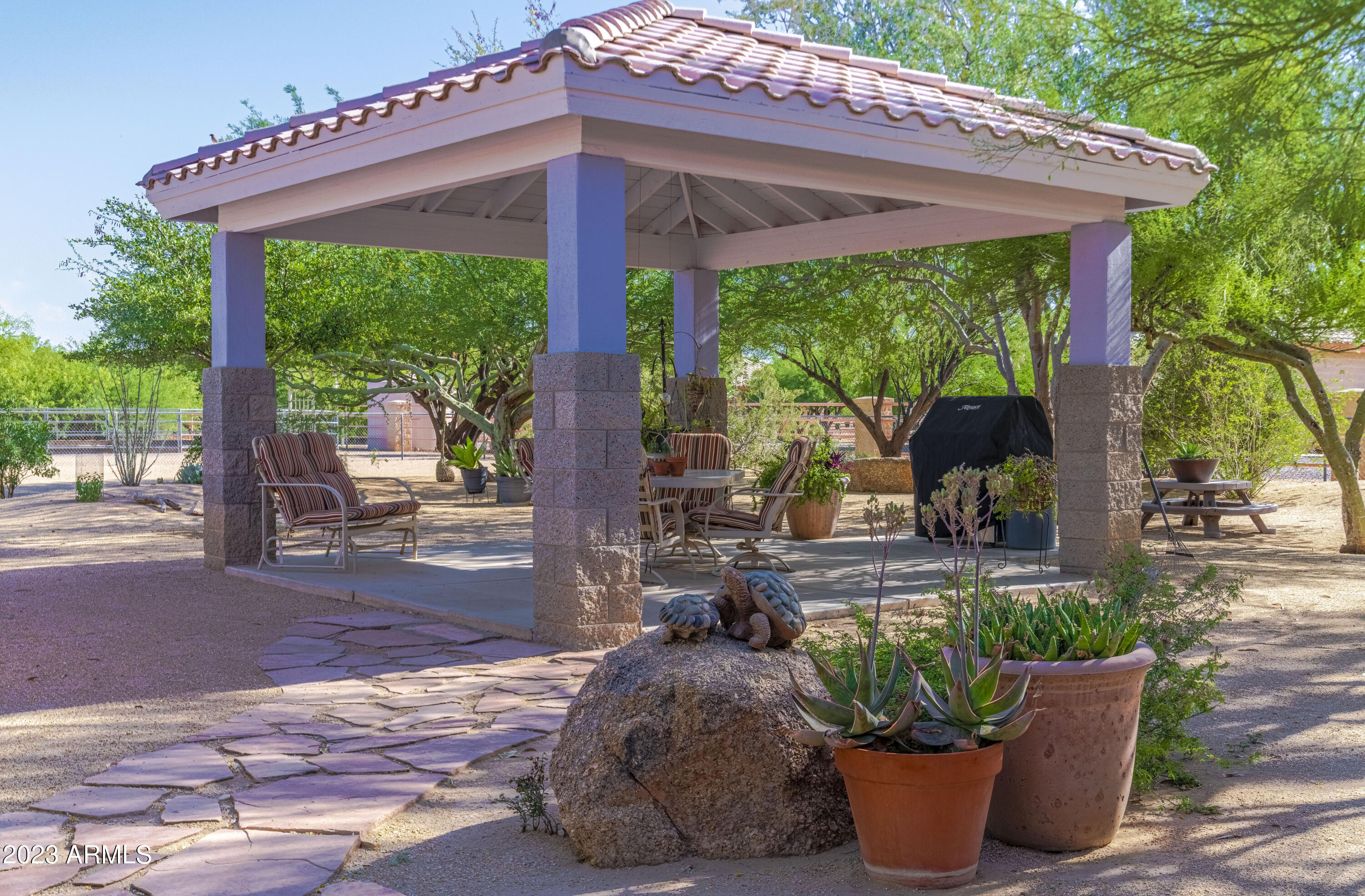 141 East Cloud Road Phoenix, AZ 85086 - Photo 58 of 99 Classic Gazebo with lights and Fan