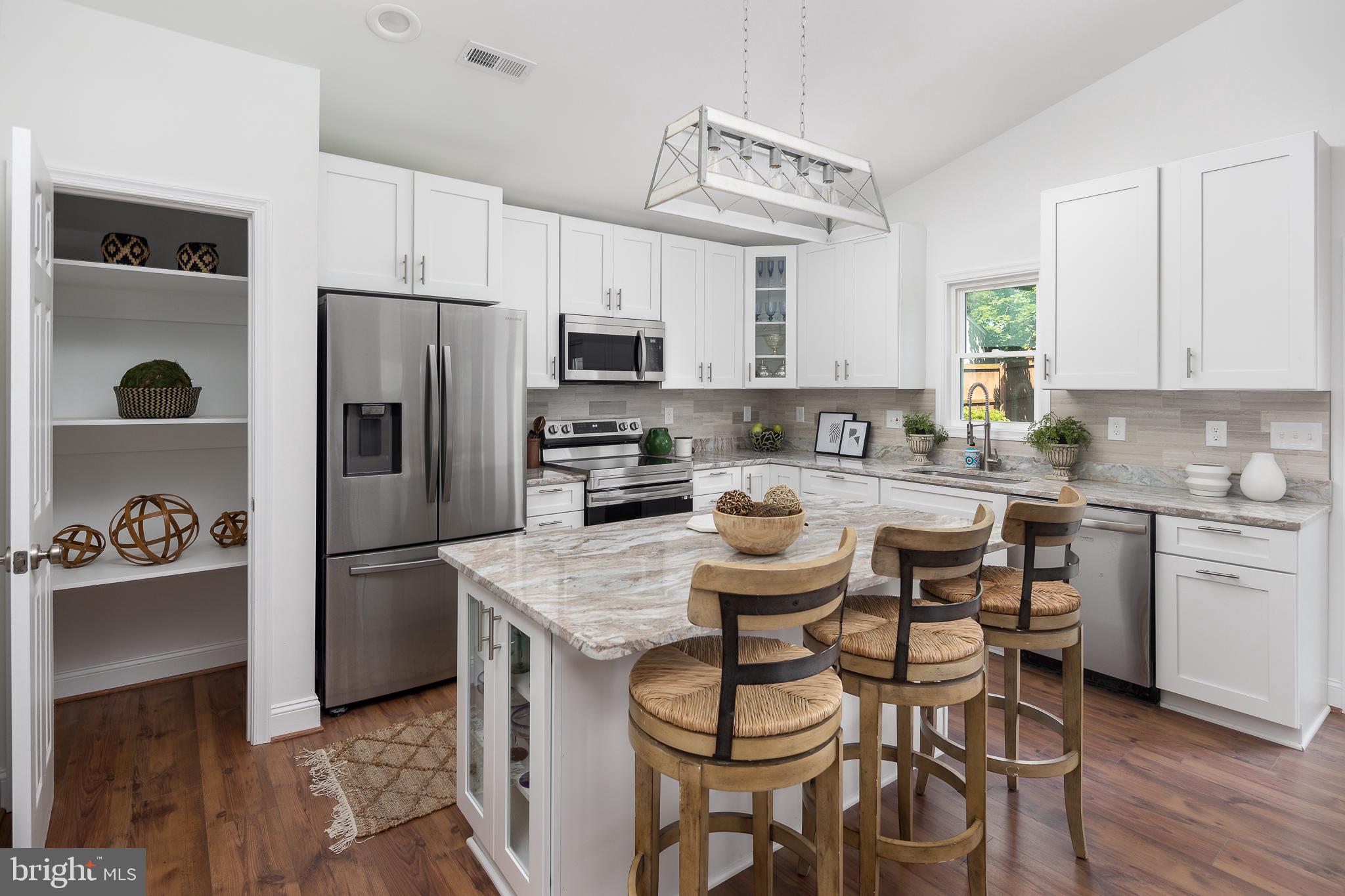6720 Barrett Road Falls Church, VA 22042 - Photo 2 of 49 VIEW OF KITCHEN - PANTRY OPEN