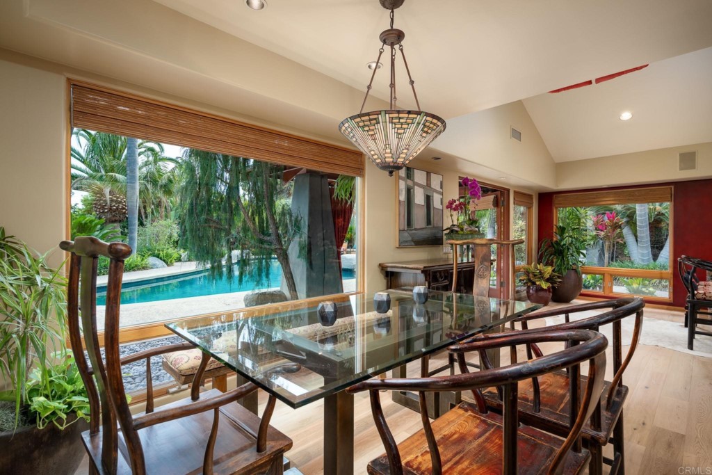 2892 Lone Jack Road Encinitas, CA 92024 - Photo 16 of 31 a view of a dining room with furniture window and outside view