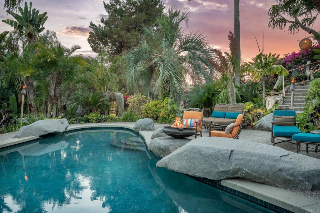 2892 Lone Jack Road Encinitas, CA 92024 - Photo 6 of 31 a view of a swimming pool with couches and lounge chairs
