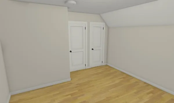 a view of an empty room