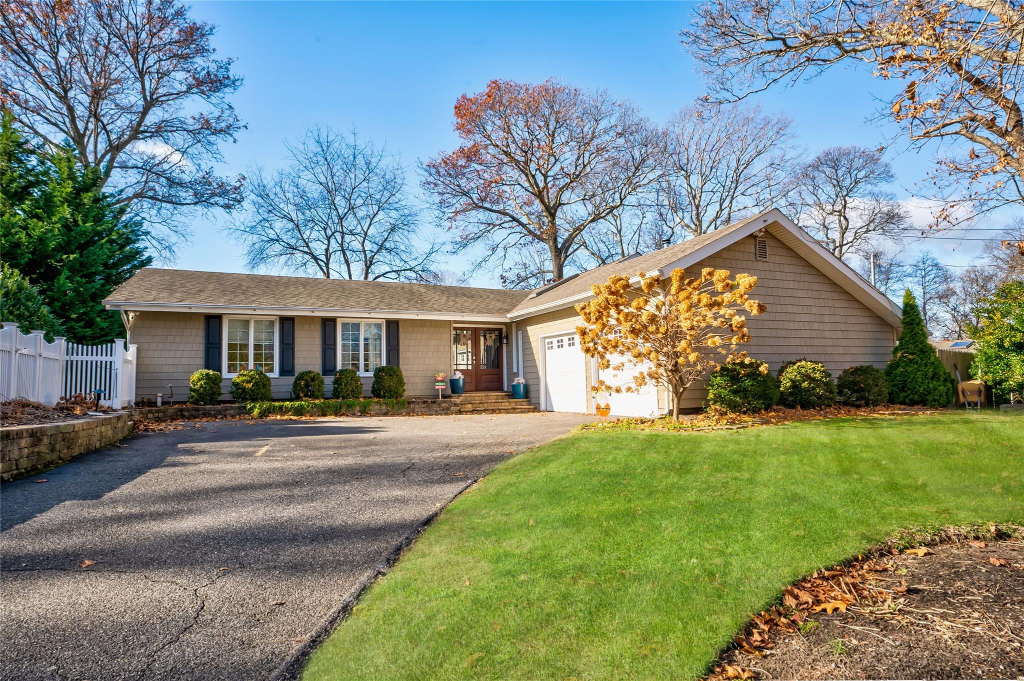 25 Rustic Road Miller Place, NY 11764 - Photo 1 of 1 Single story home featuring a garage and a front yard