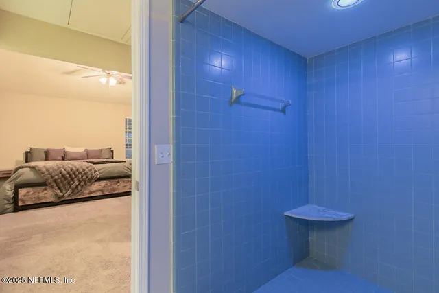 a bathroom with a toilet