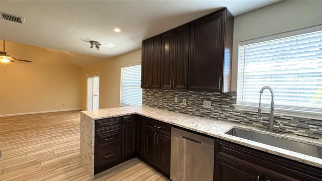 a car parked in a garage