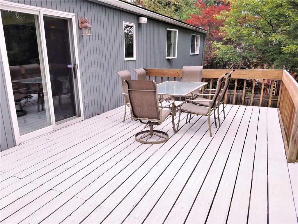 5424 Hardt Road Gibsonia, PA 15044 - Photo 4 of 24 Large wrap around deck, perfect for entertaining. Leads into the fenced in portion of yard.