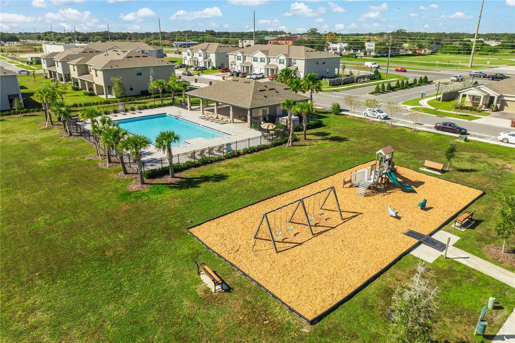 1359 Isleta Loop Kissimmee, FL 34741 - Photo 51 of 57 an aerial view of a house with a ocean view