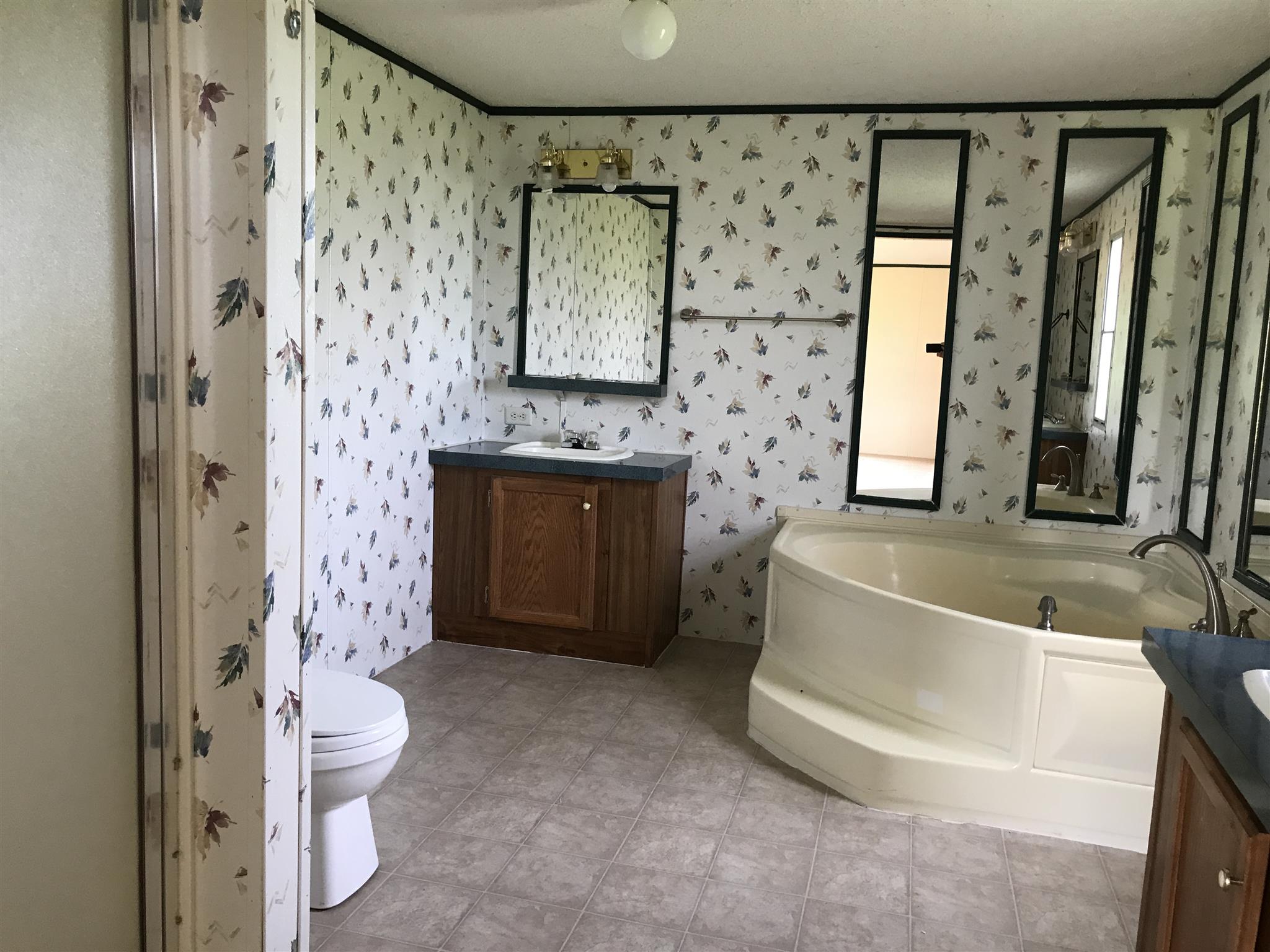 6029 McDaniels Road Springfield, TN 37172 - Photo 7 of 14 a bathroom with a sink a toilet and shower curtain
