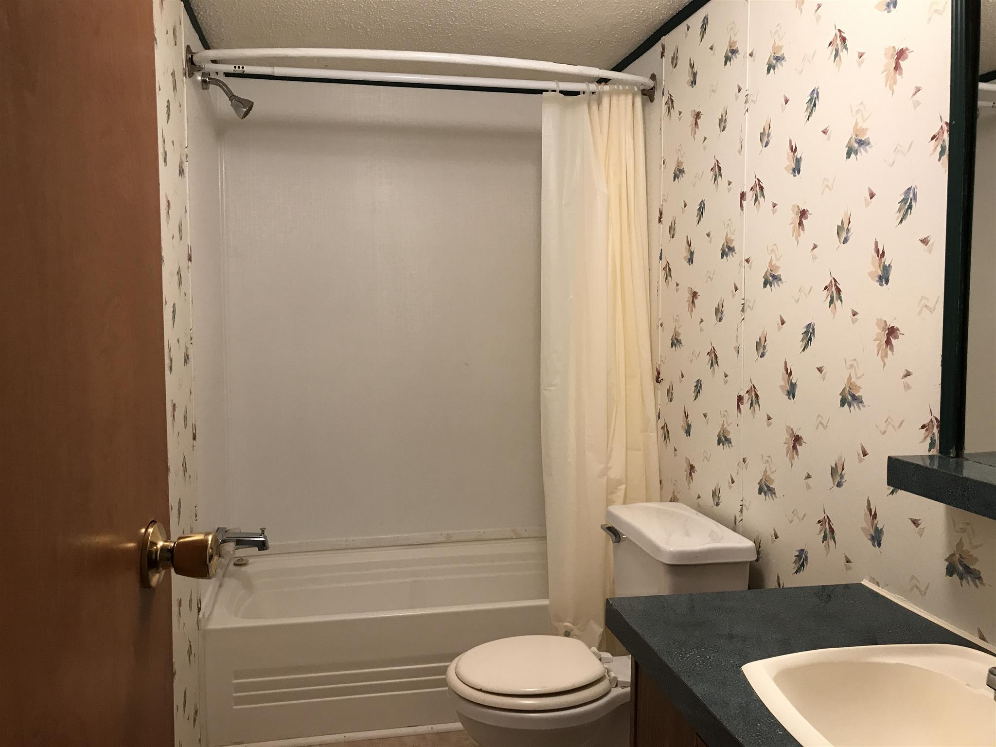 6029 McDaniels Road Springfield, TN 37172 - Photo 10 of 14 a bathroom with a toilet and a shower curtain