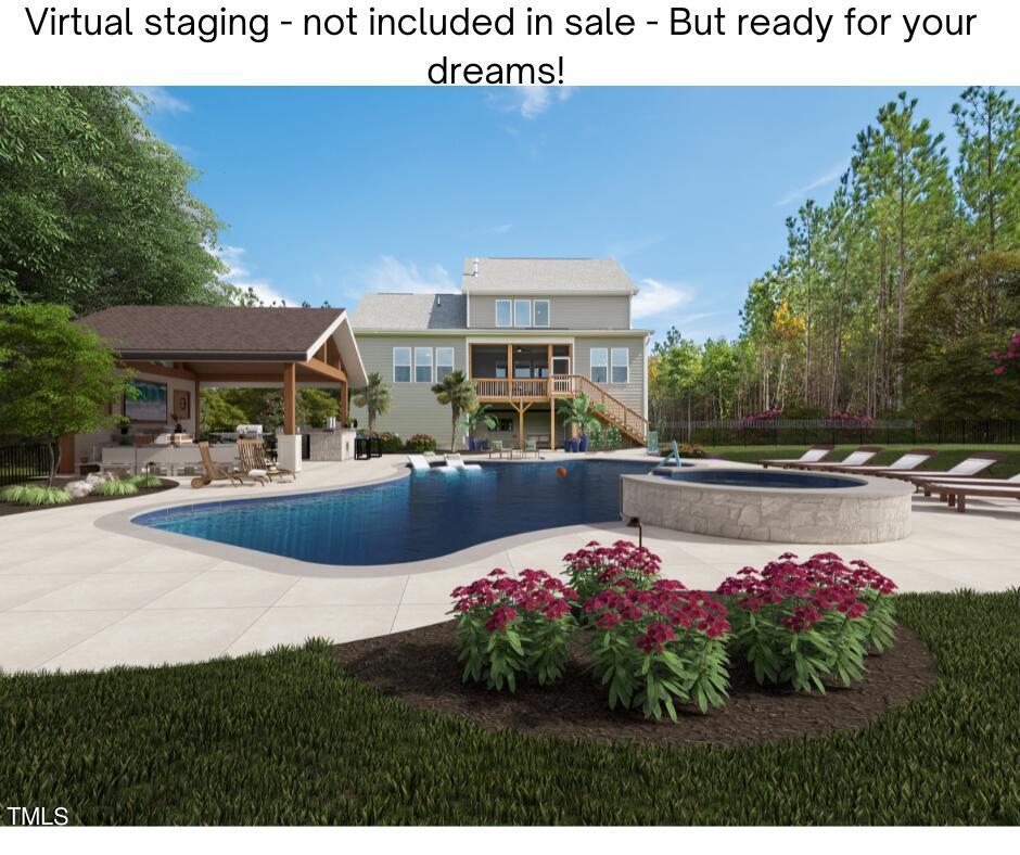 490 Terry Road Hillsborough, NC 27278 - Photo 49 of 54 Virtual staging - not included in sale